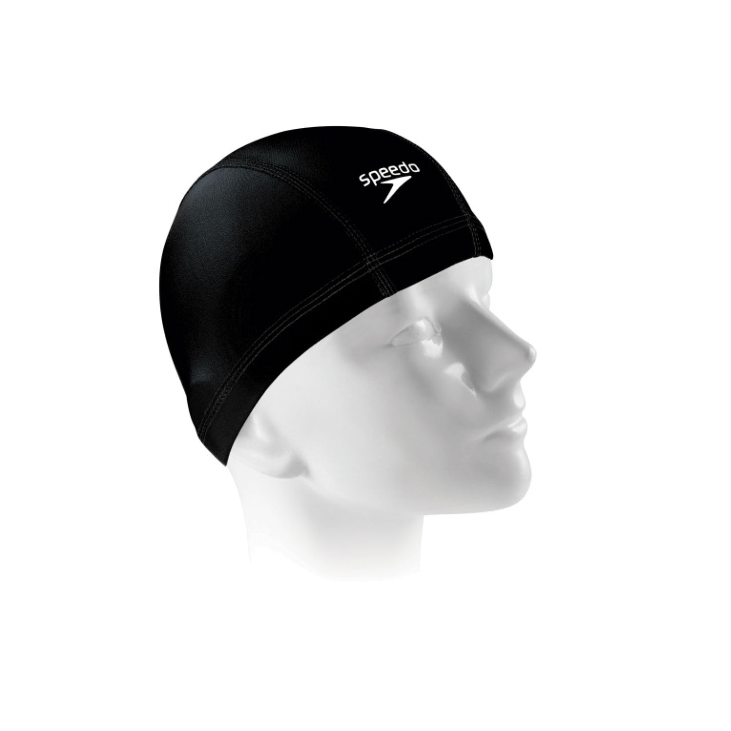 Touca de natação em tecido confortavel - Xtrafit - PRETO