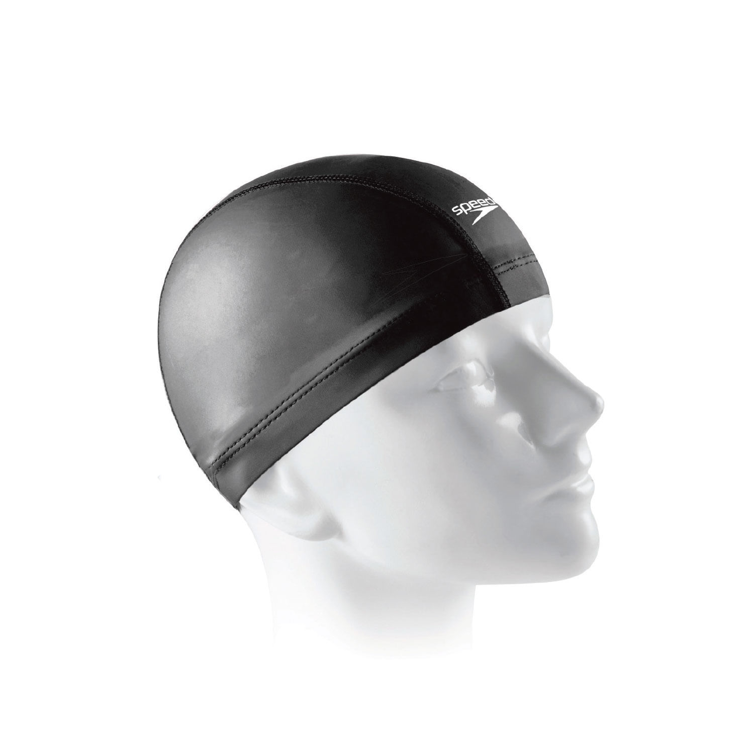 Touca de natação em tecido Comfort Cap - PRETO