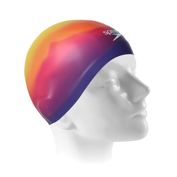 Touca de natação cabelos volumosos de silicone Ladies Cap - HOLI PINK ÚNICO