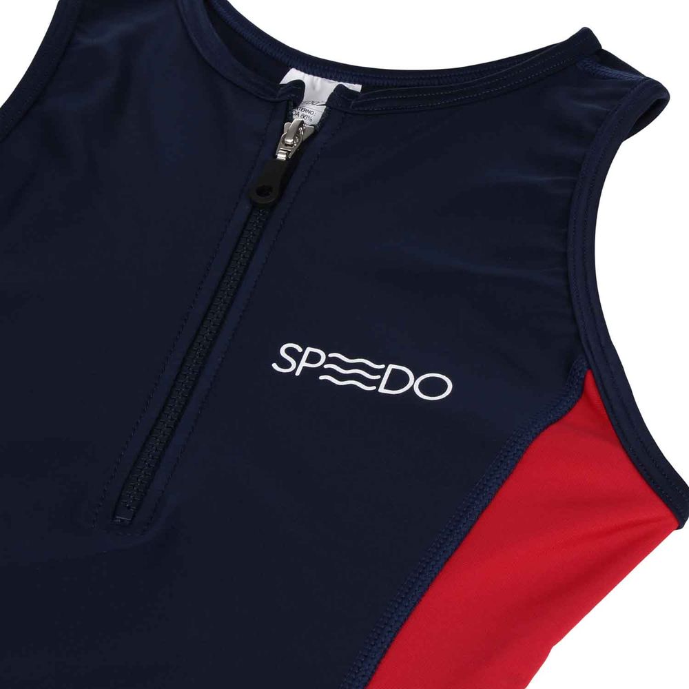 Maiô Nadador Life Saver 2 CHIC RED AZUL MARINHO lojaspeedo