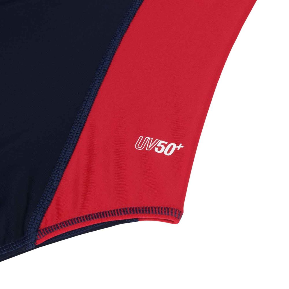 Maiô Nadador Life Saver 2 CHIC RED AZUL MARINHO lojaspeedo