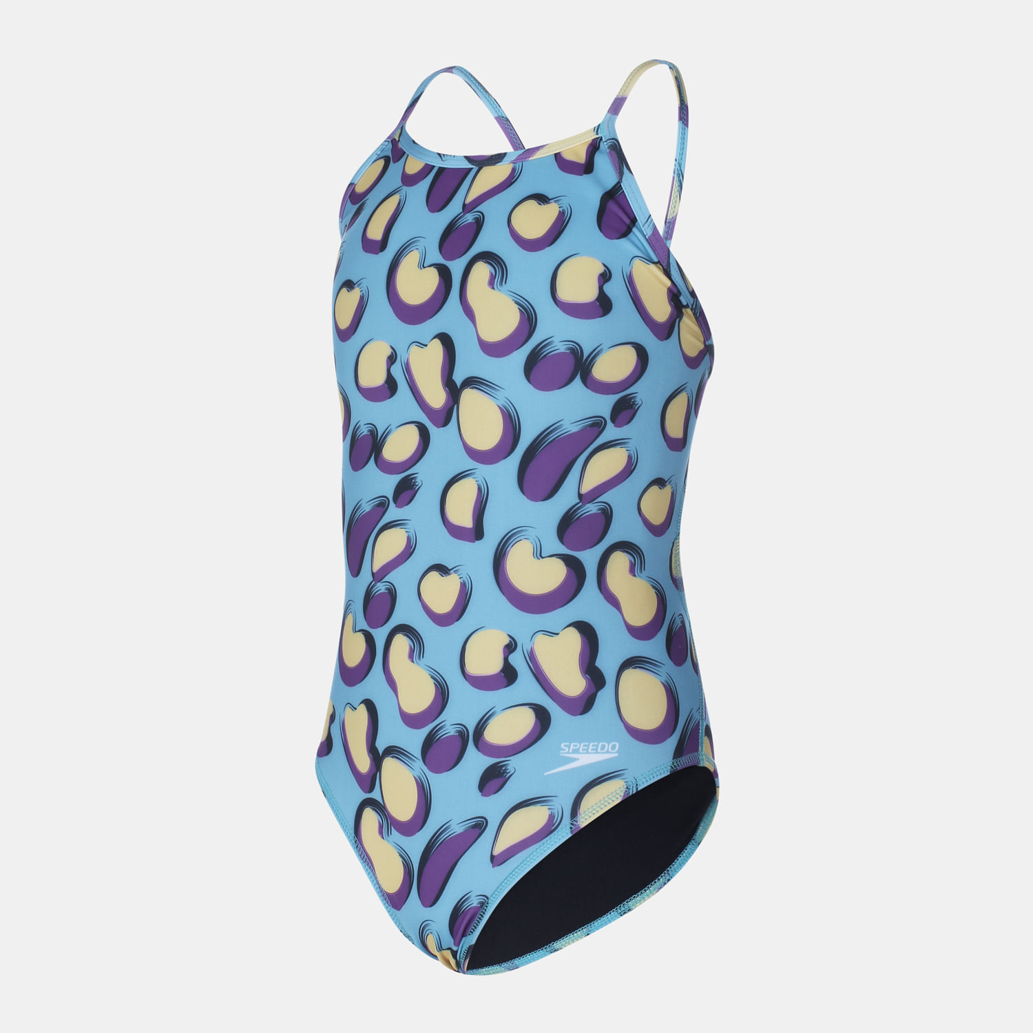 Maiô Open Tigercat Junior Speedo - ACQUA BLUE