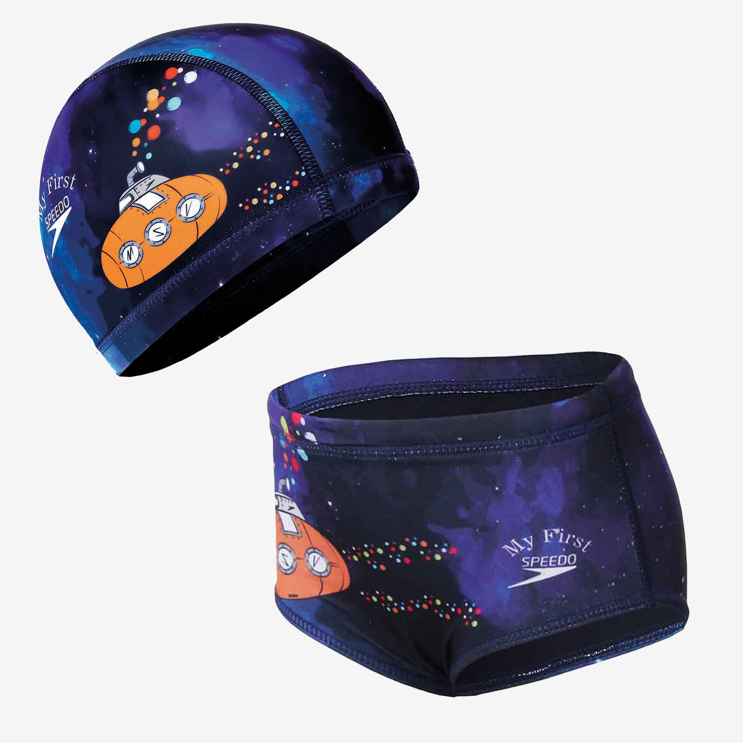 Sunga Galaxy Submarine Speedo - AZUL NOTURNO