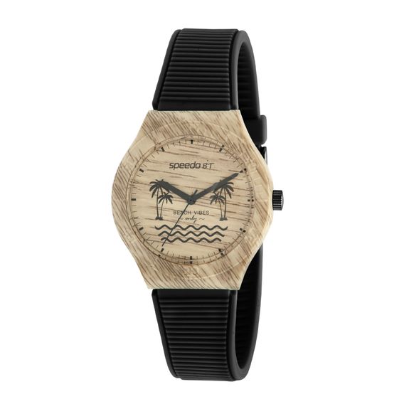 Relógio Vintage Wood SpeedoBT - PRETO BEGE - ÚNICO