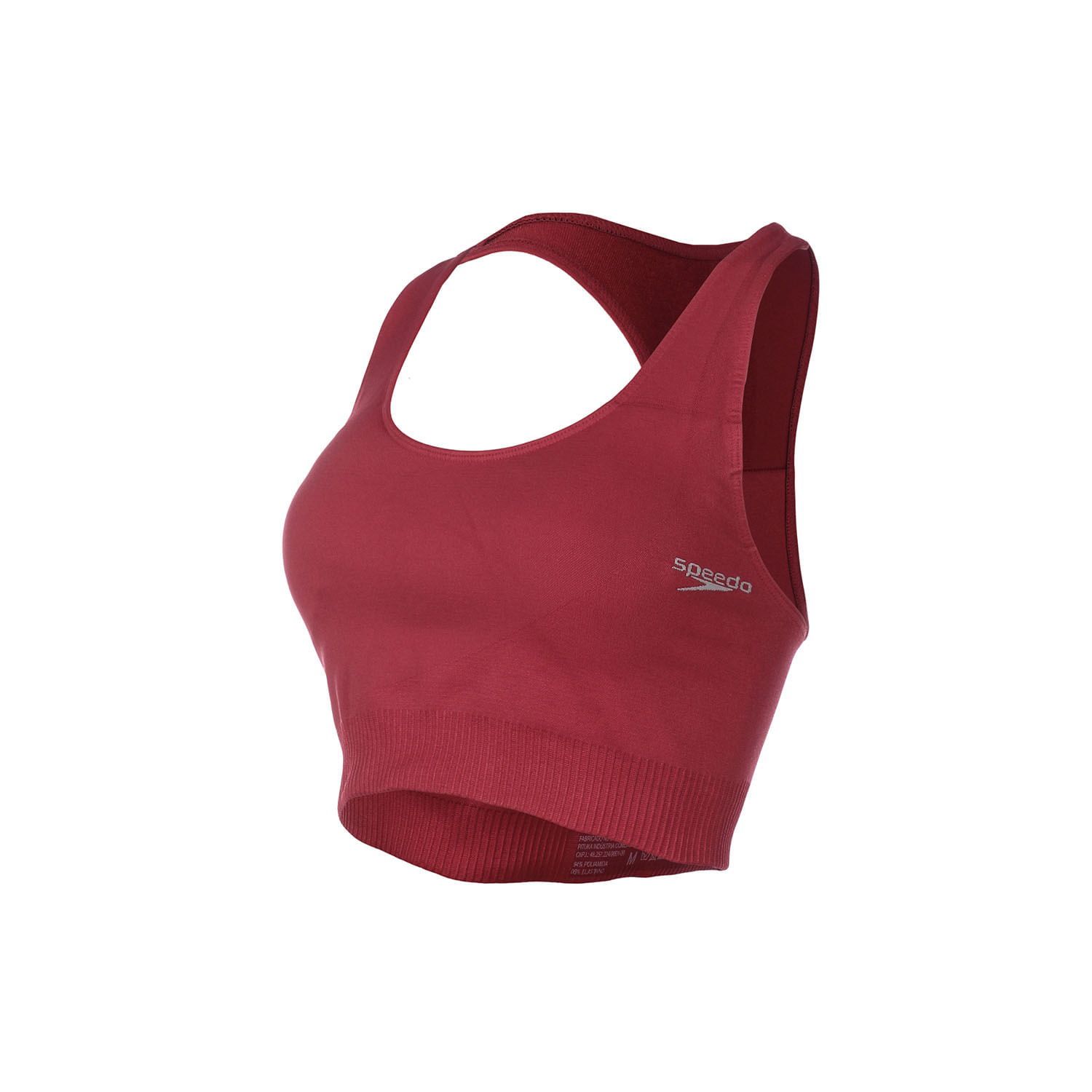 Top duplo nadador com bojo - VERMELHO CINZA