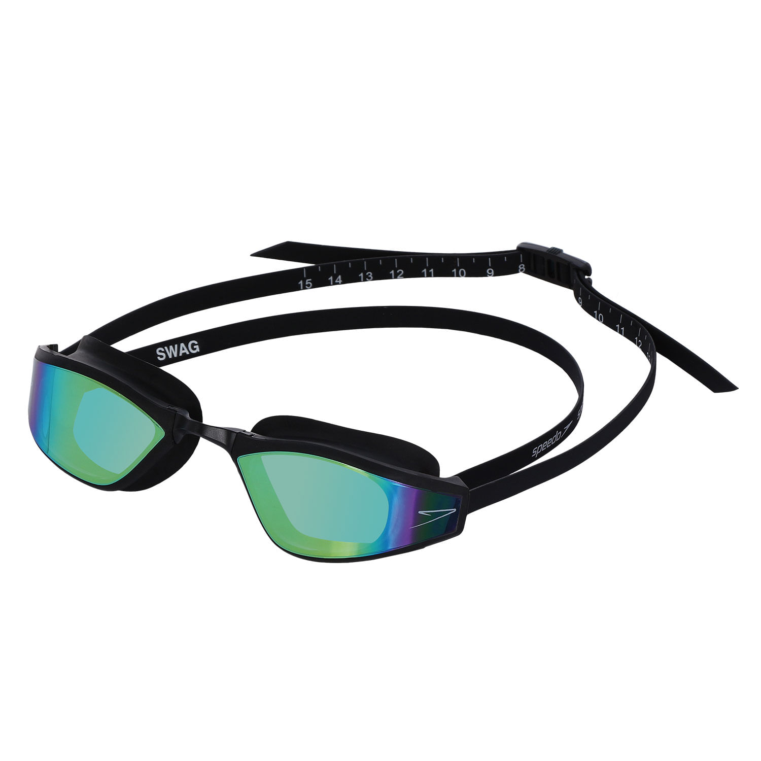 Óculos de natação Swag - PRETO REVO GOLD