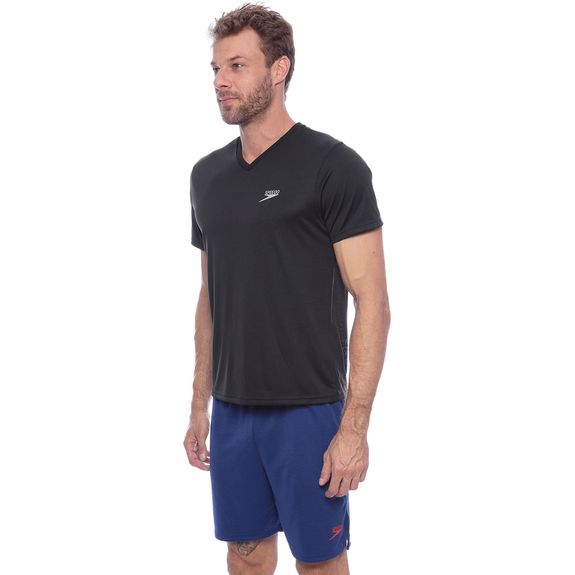 Camiseta Masculina Speedo Mesh - PRETO