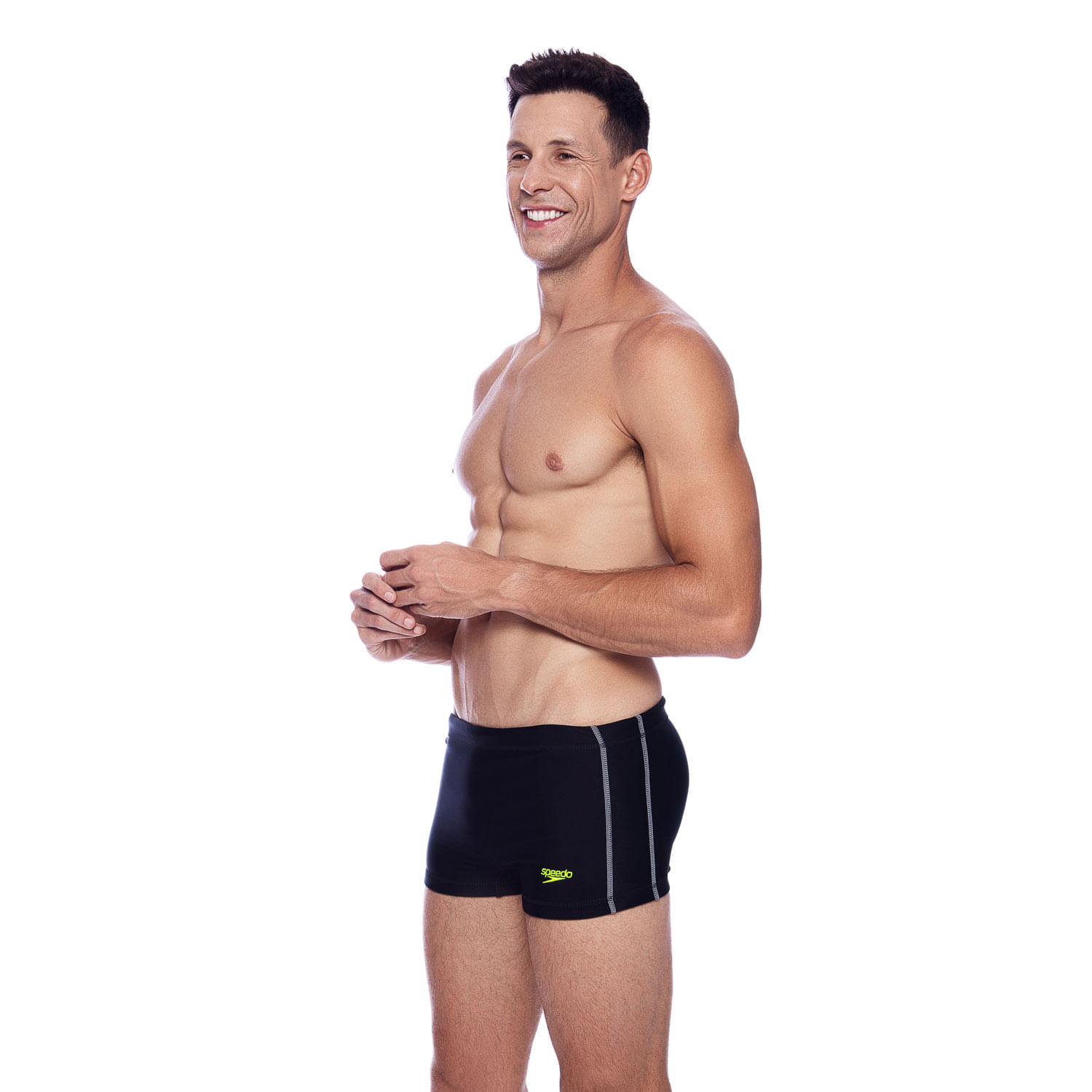 Hidroshort Contrast Masculino - PRETO