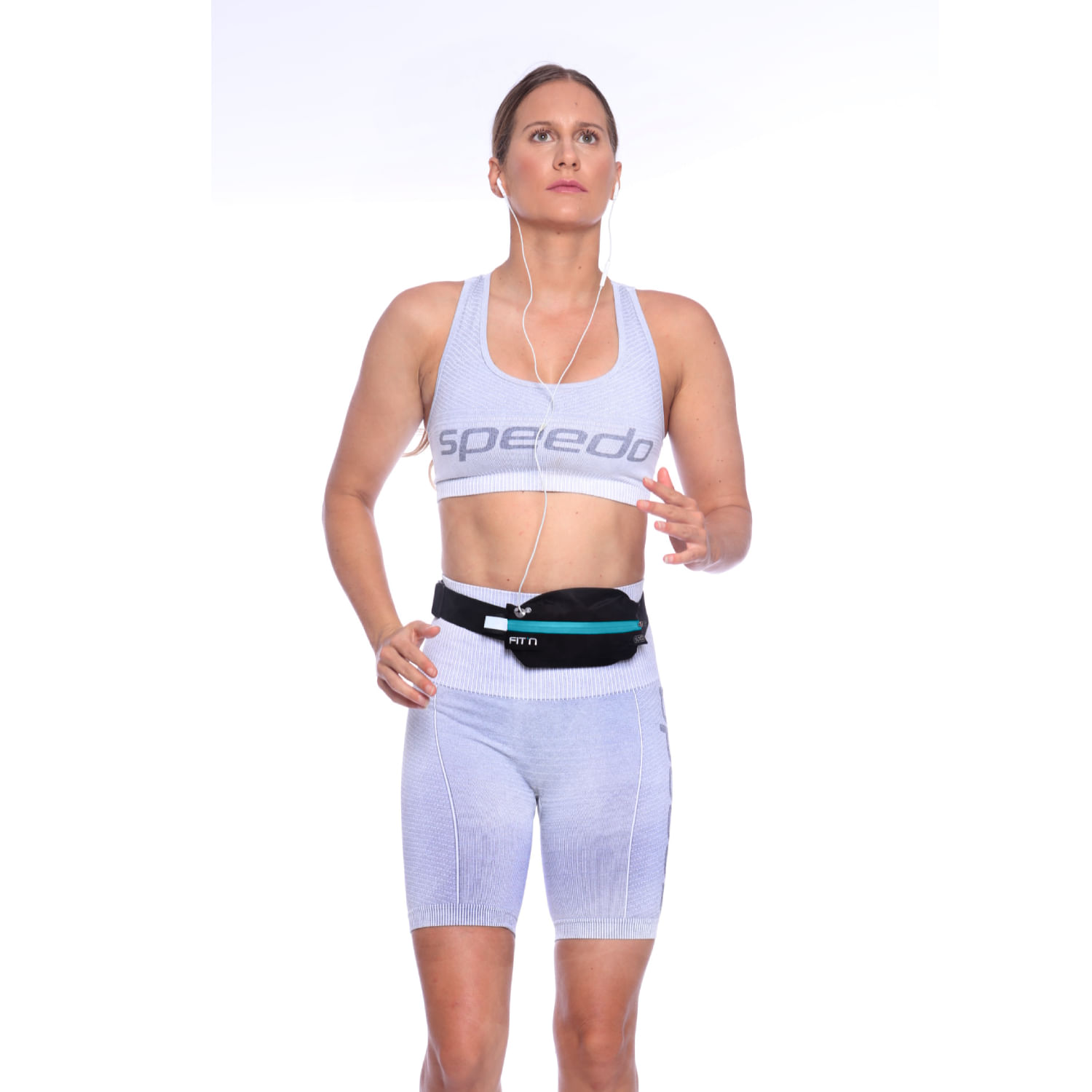 Pochete ultra fina e Compacta Fit'n - AZUL