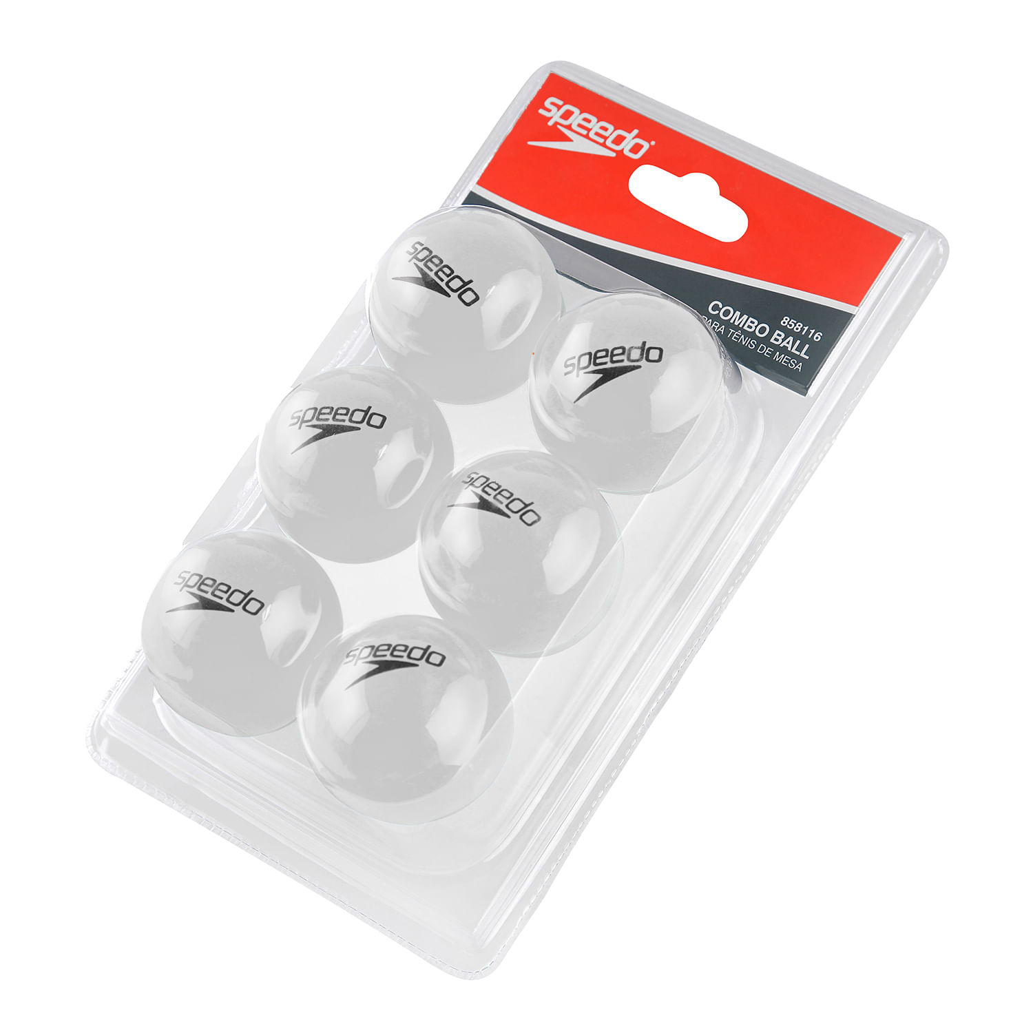 Kit de bolas para tênis de mesa com 6 unidades - BRANCO