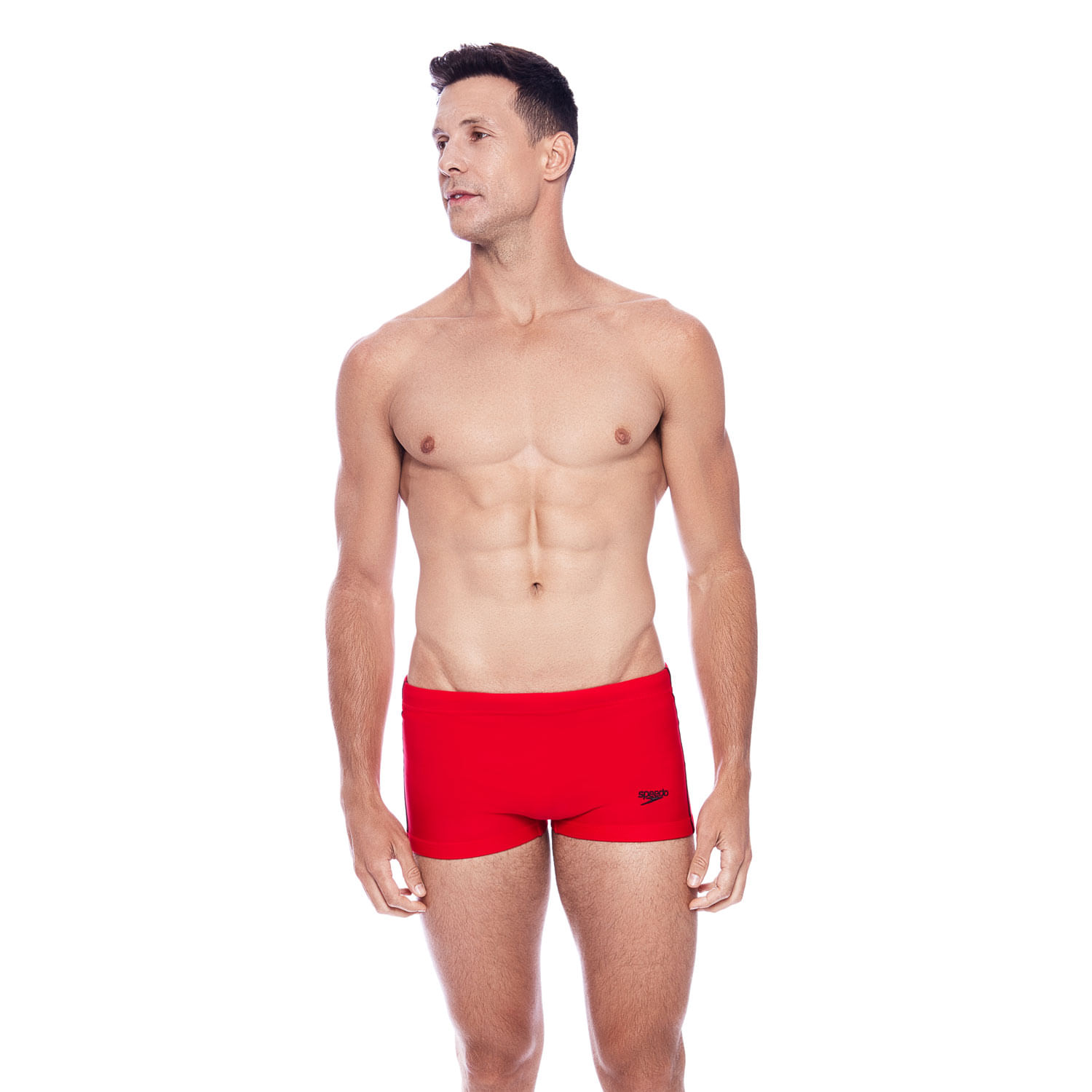 Hidroshort Contrast Masculino - VERMELHO
