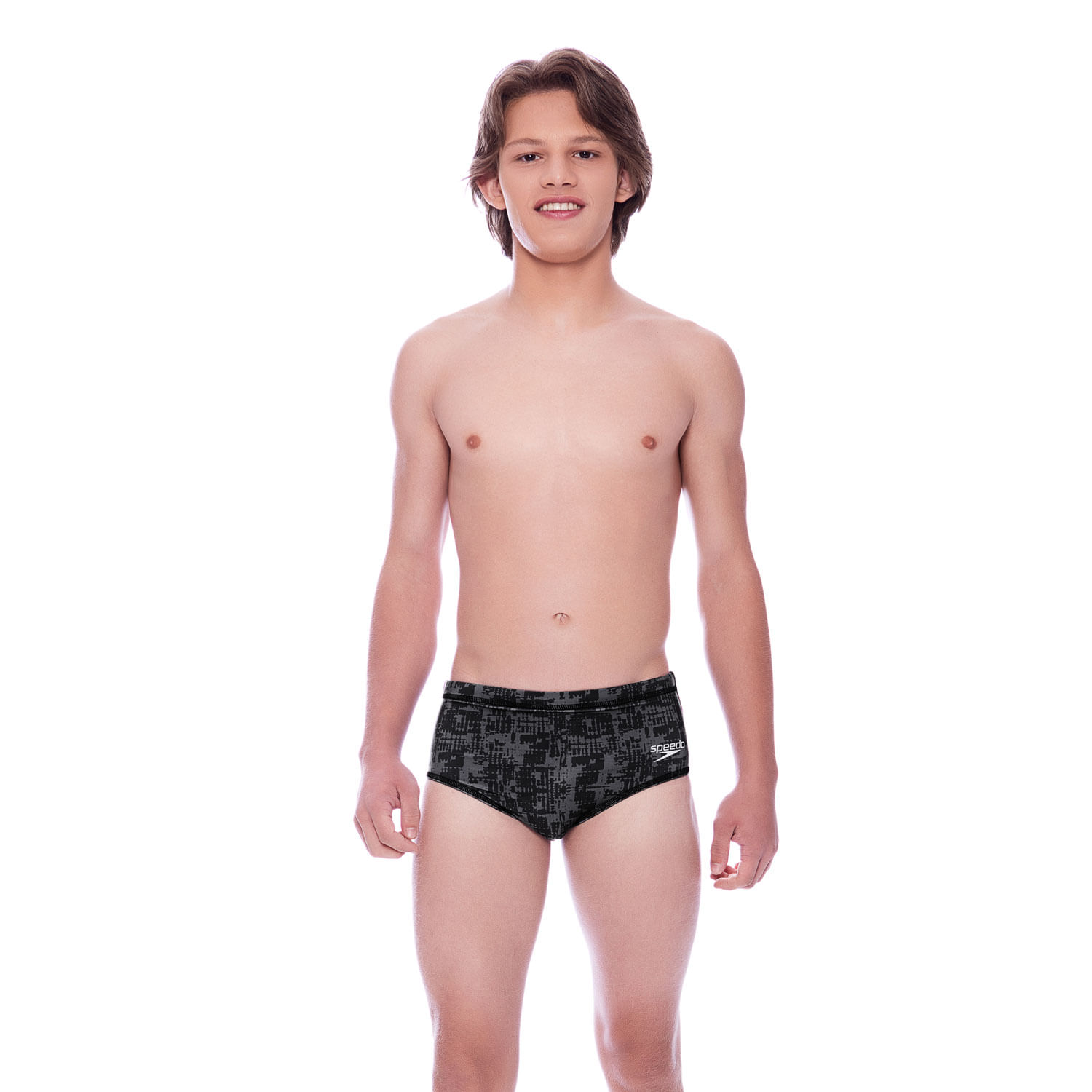 Sunga High Speed Junior Tradicional Graphic - PRETO