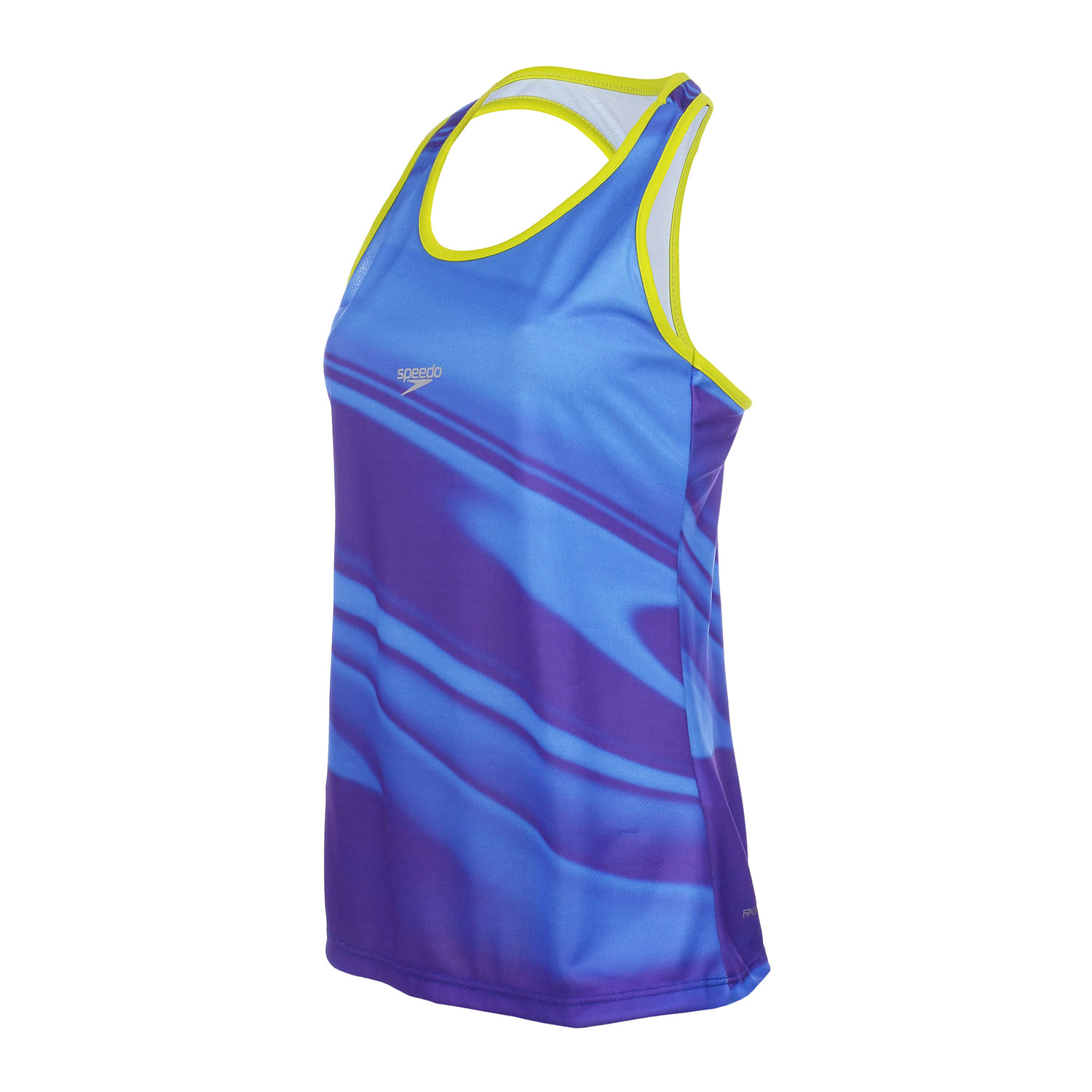 Regata Wind Running - AZUL COBALTO AMARELO FLUOR