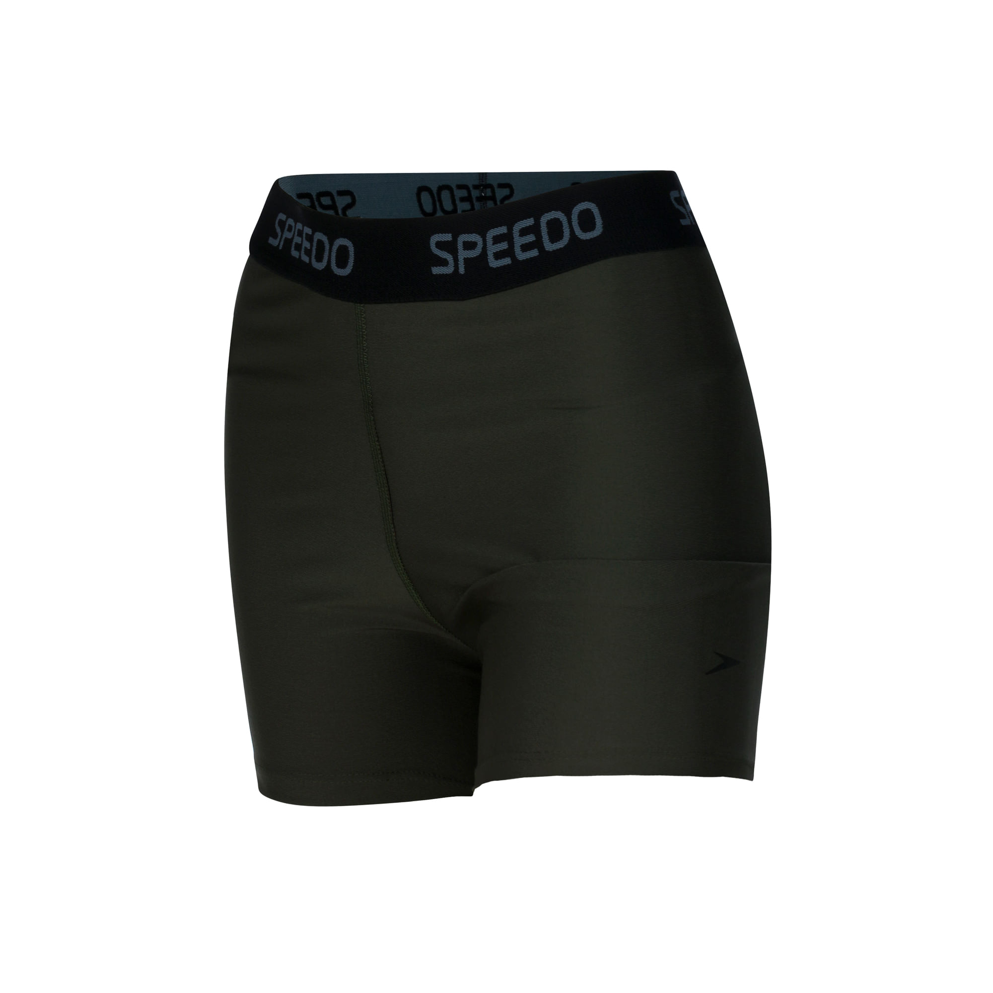 Shorts Feminino Com Elástico Personalizado - VERDE MILITAR