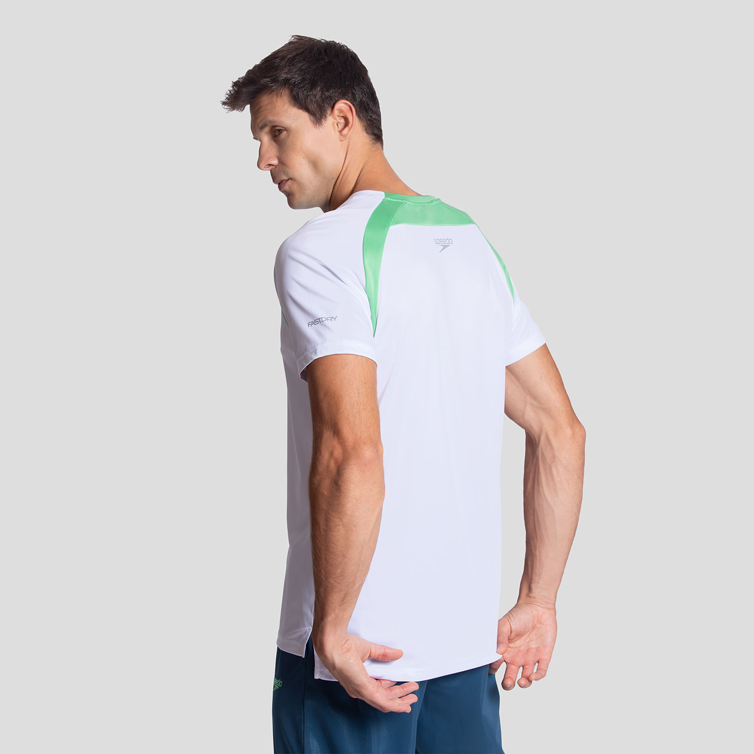 Camiseta Masculina Manga Curta Balance - BRANCO