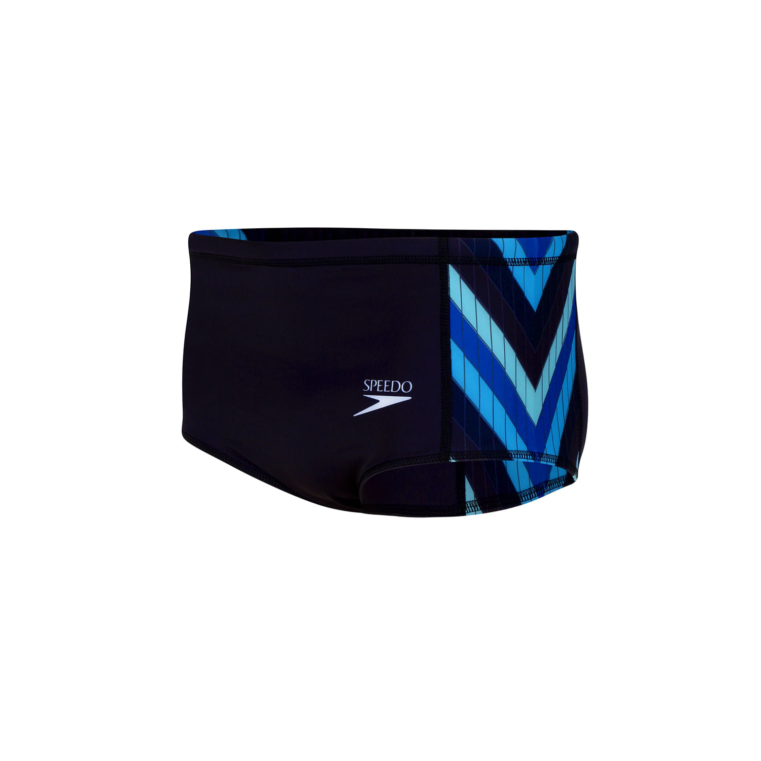 Sunga Masculina Tradicional Chevron - PRETO