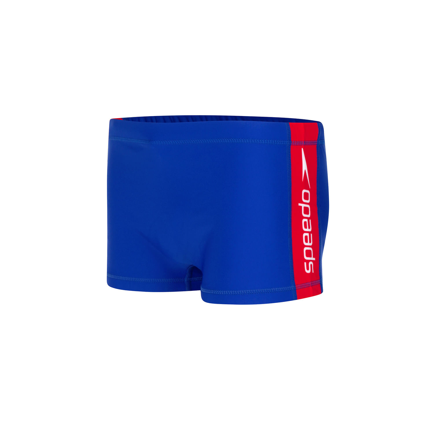 Sunga Masculina Boxer Estampa Lateral - VERMELHO AZUL BIC