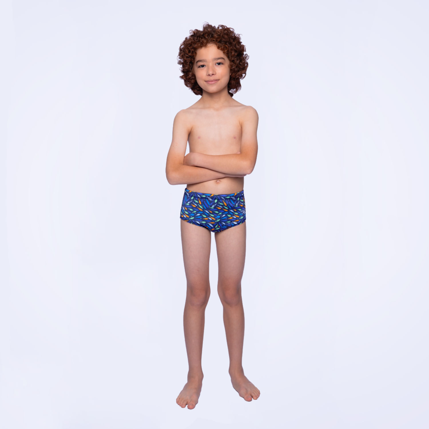 Sunga Infantil Tradicional Fish - AZUL NOTURNO