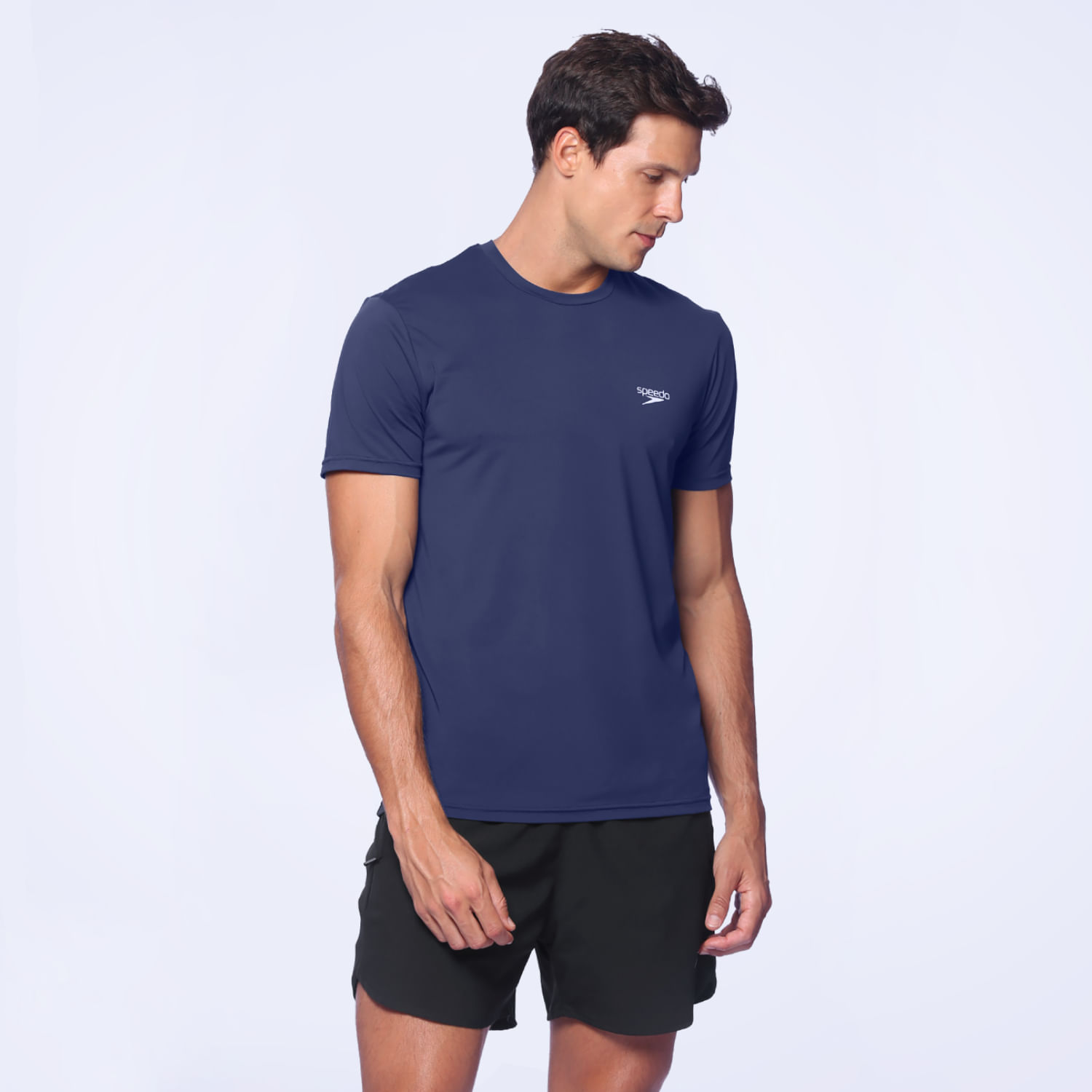 Camiseta Masculina Basic Run - AZUL NOTURNO