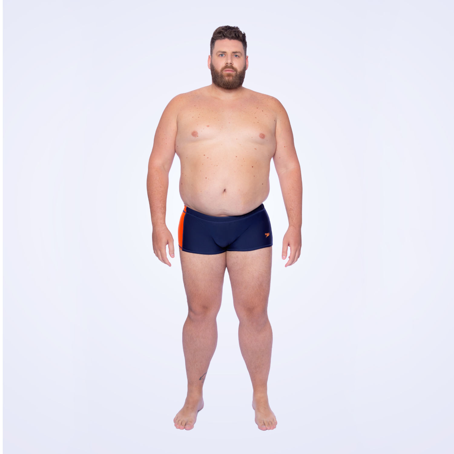 Sunga Plus Comfort Speedo+ - MARINHO/TANGERINA