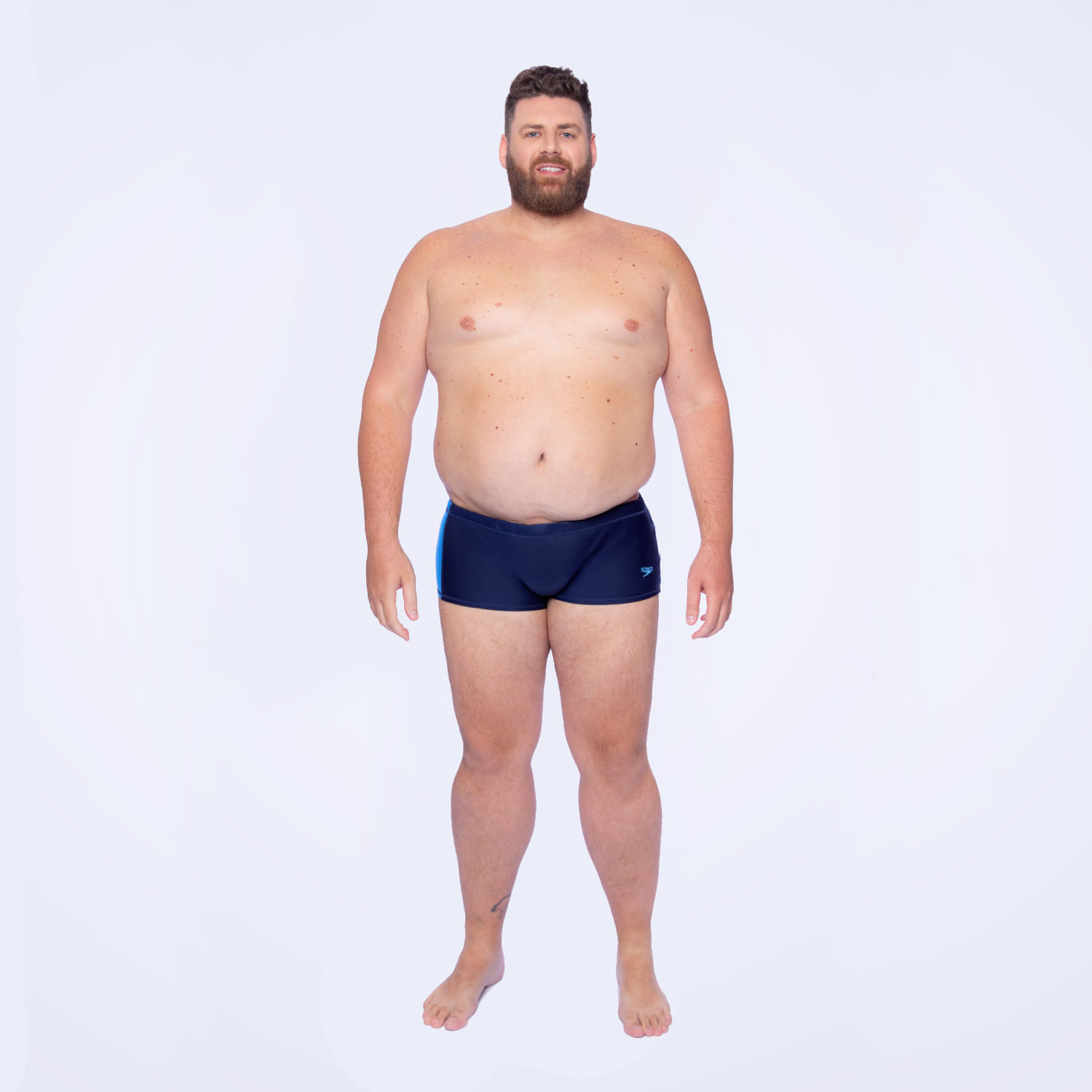 Sunga Plus Comfort Speedo+ - MARINHO/CELESTE