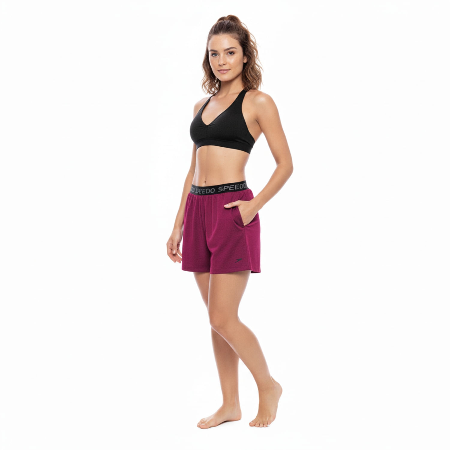 Short Com Elastico Personalizado - WINE