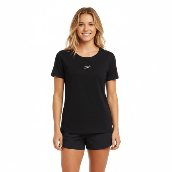 Camiseta Feminina Interlock Basic - PRETO PP