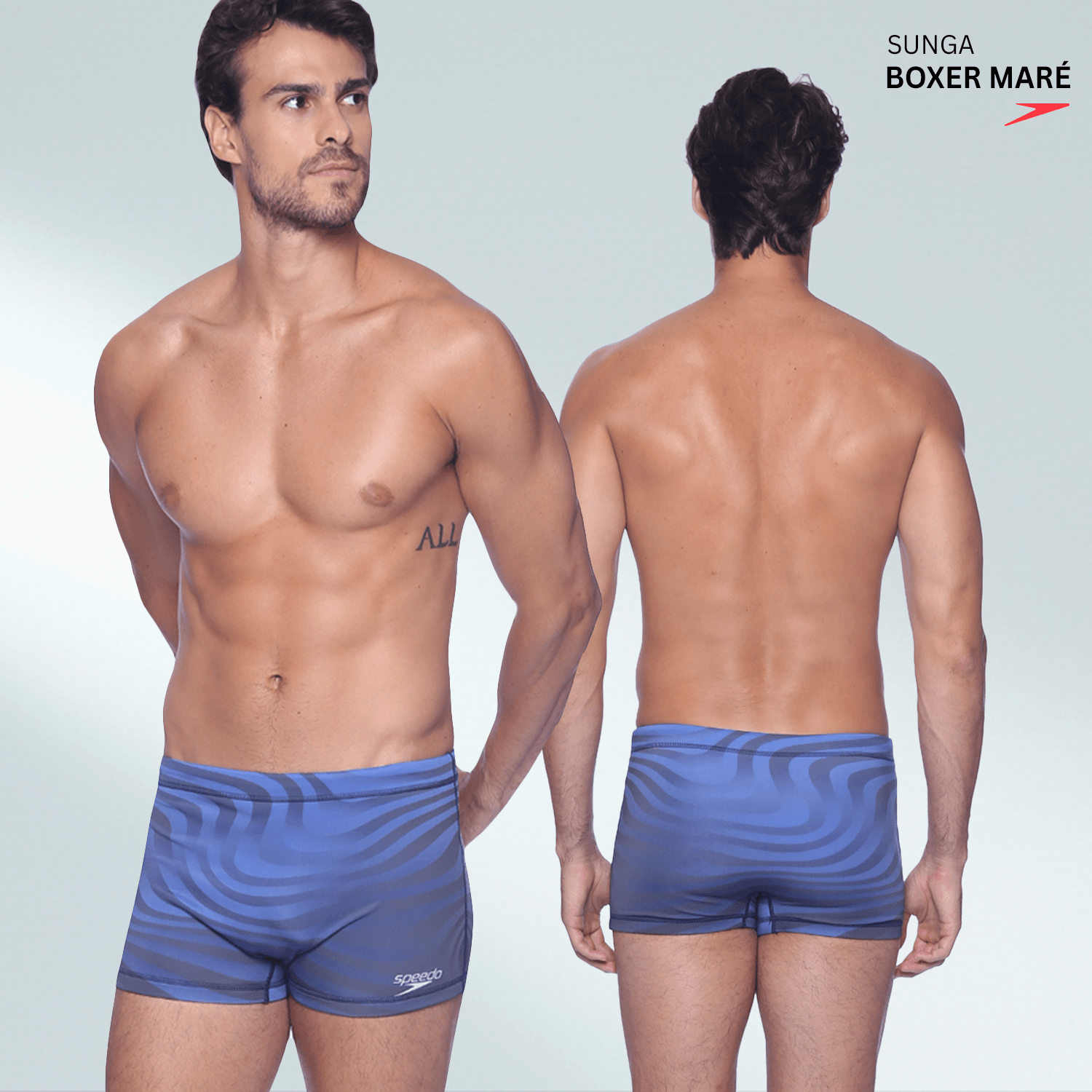 Sunga Boxer Maré - AZUL NOTURNO