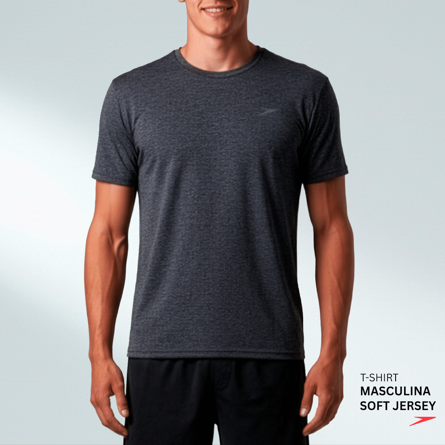 Camiseta Masculina Soft Jersey - MESCLA ECLIPSE