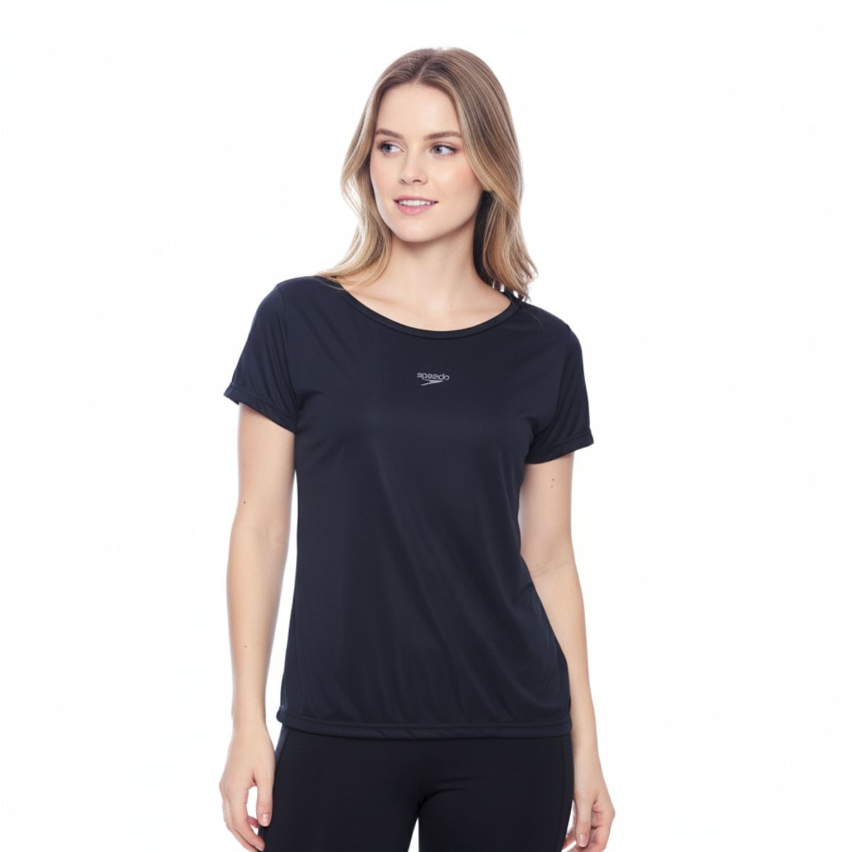 Camiseta Interlock Canoa - PRETO