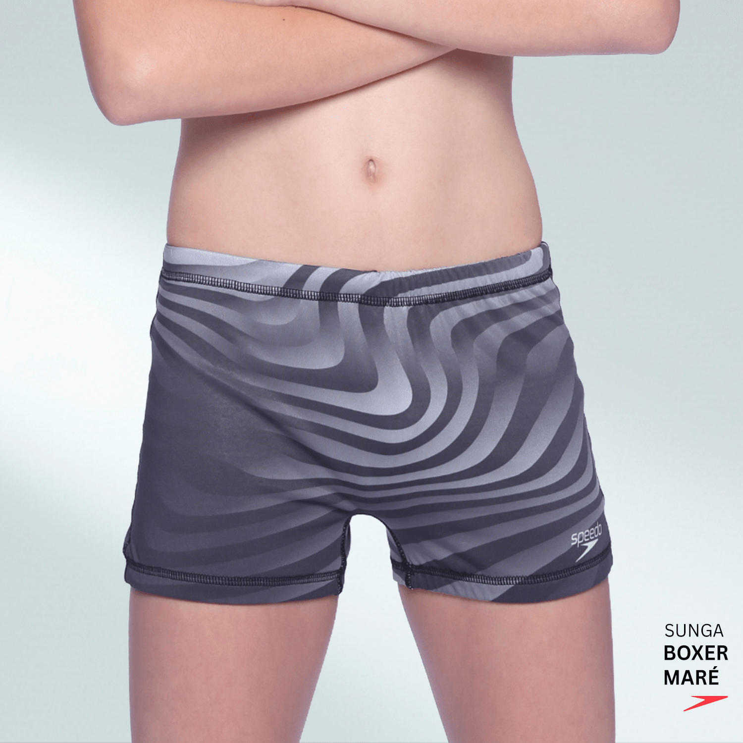 Sunga Boxer Juvenil Maré - PRETO