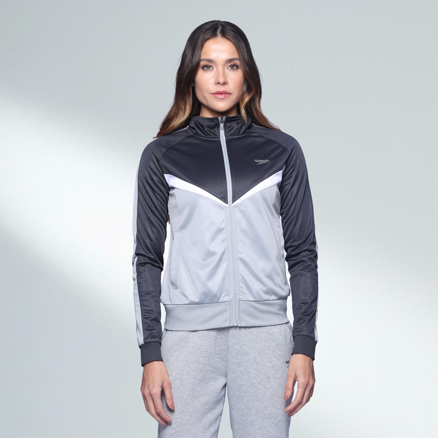 JAQUETA FEMININO INFINITE - PRETO CINZA