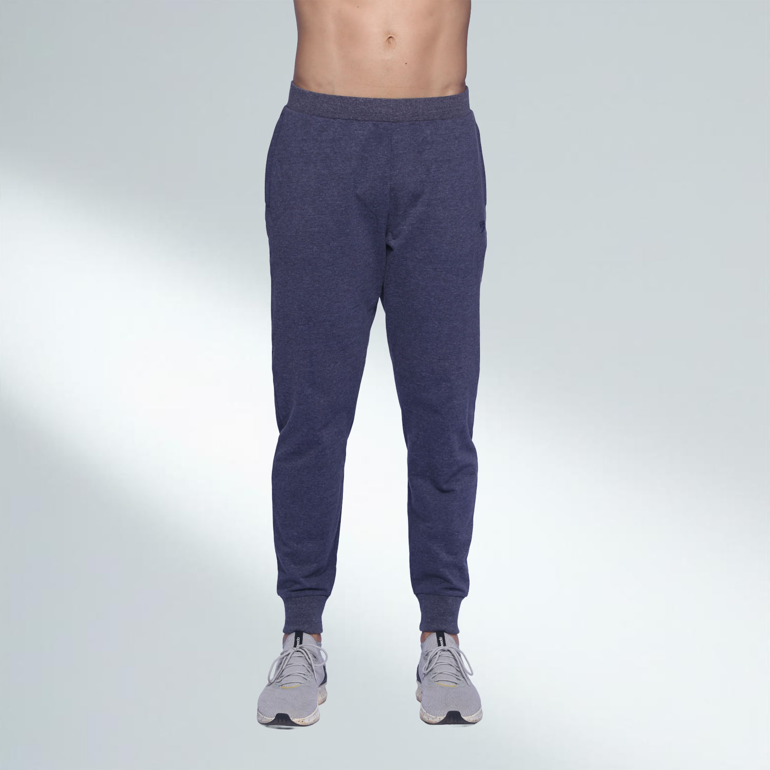 CALÇA MASCULINA TREINO - MESCLA MARINHO
