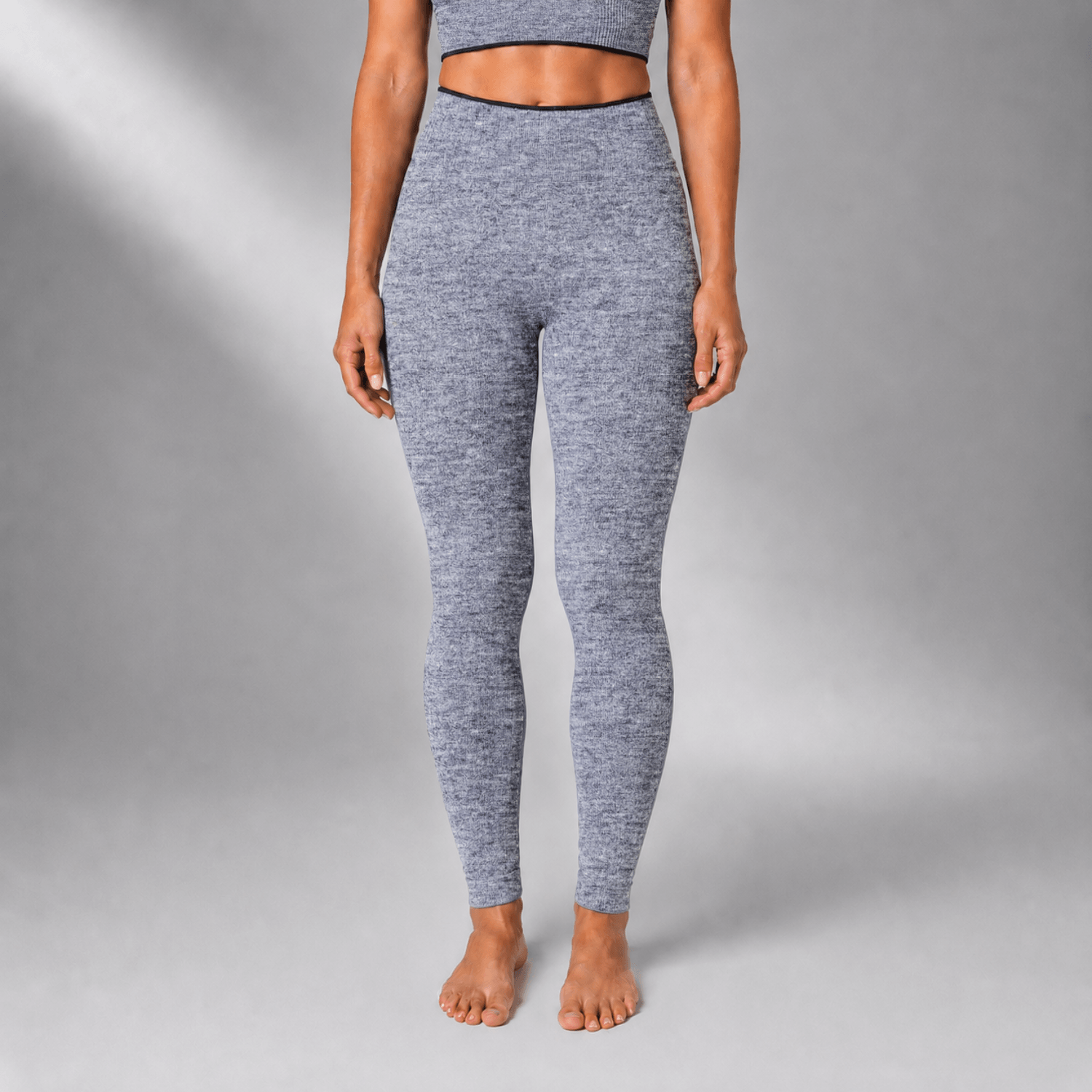LEGGING SPEEDO AF CINTURA ALTA - MESCLA CINZA