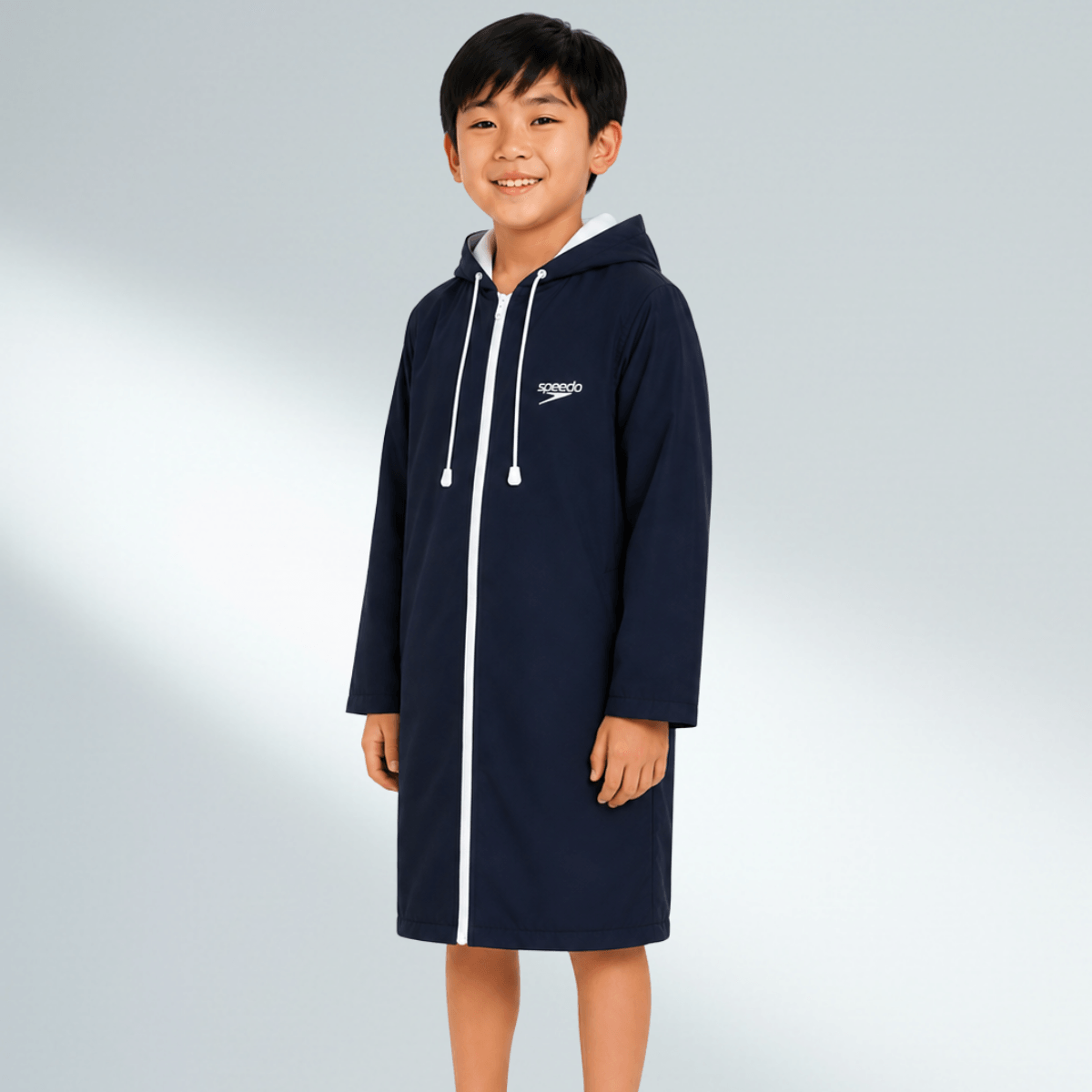 Roupão De Natação Infantil New Malta Speedo - DARK BLUE