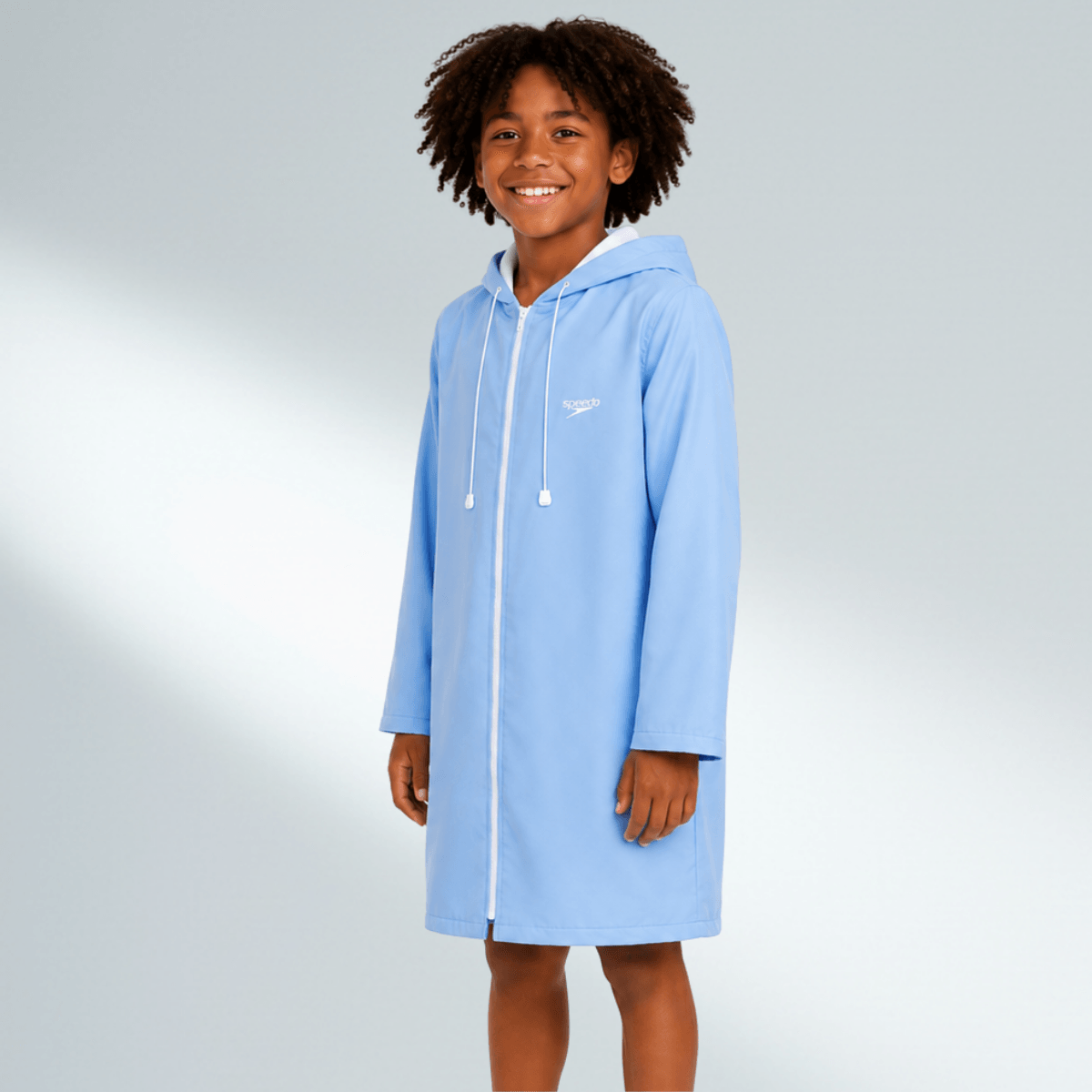 Roupão De Natação Infantil New Malta Speedo - Azul Claro