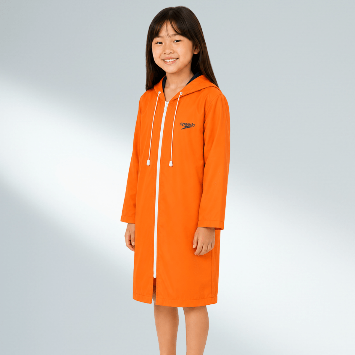 Roupão De Natação Infantil New Malta Speedo - Laranja Neon