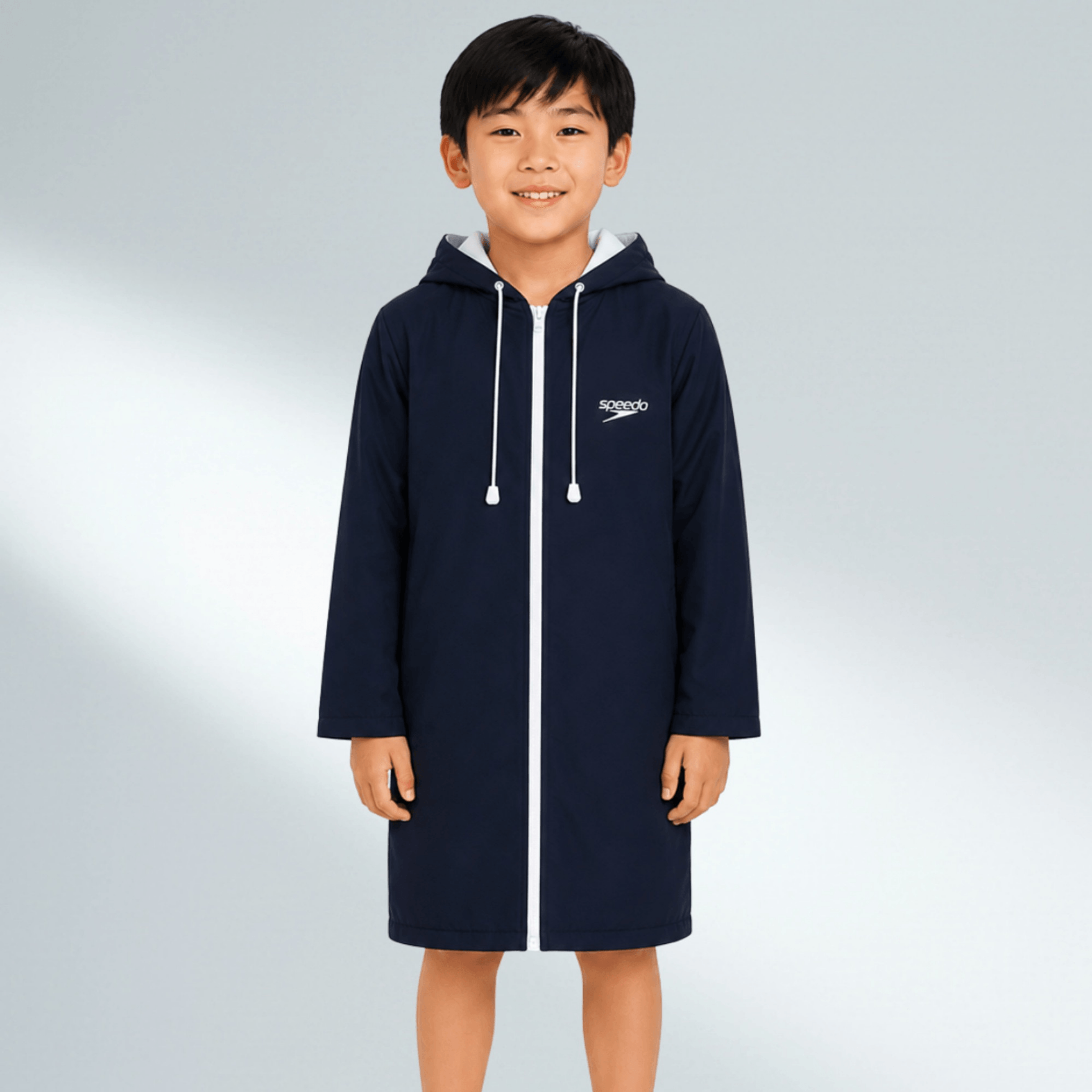 Roupão De Natação Infantil New Malta Speedo - DARK BLUE